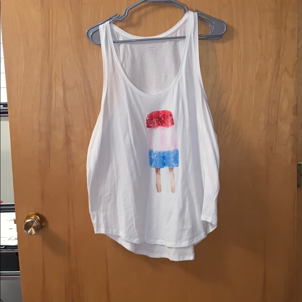 White tank top